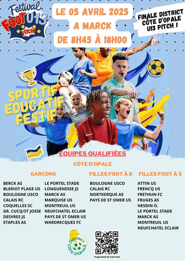 Finale district U13 PITCH : L’AS MARCK en quête de gloire ! 🔥⚽